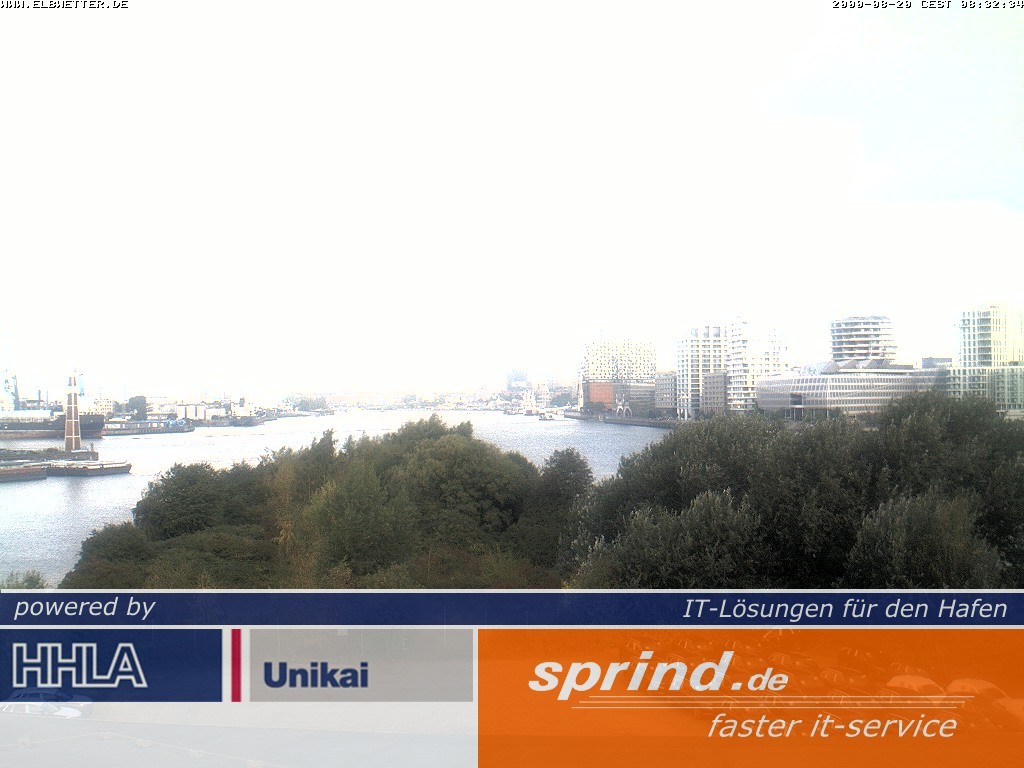 Archiv Foto Webcam Hamburg: Cruise Center Hafencity