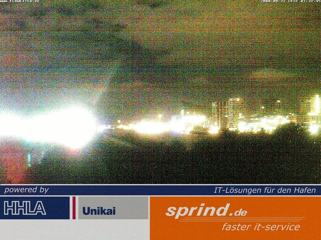 Archived image Webcam Hamburg Cruise Center