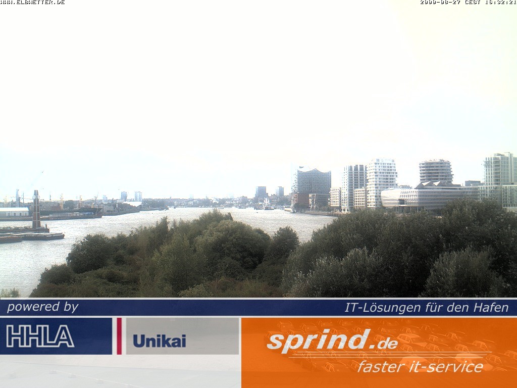 Archiv Foto Webcam Hamburg: Cruise Center Hafencity