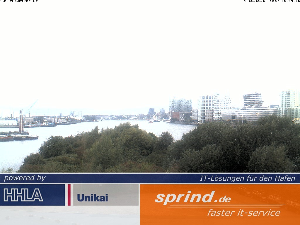 Archiv Foto Webcam Hamburg: Cruise Center Hafencity