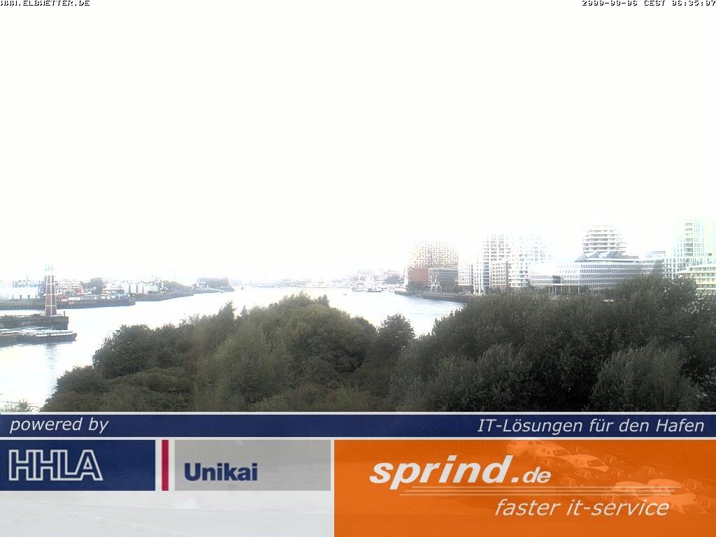 Archiv Foto Webcam Hamburg: Cruise Center Hafencity