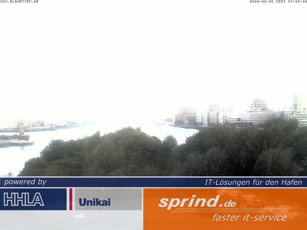 Archiv Foto Webcam Hamburg: Cruise Center Hafencity