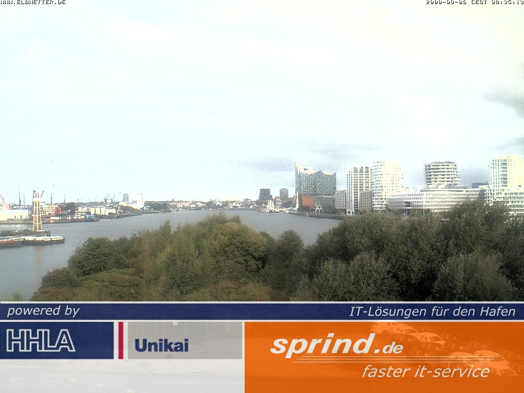 Archiv Foto Webcam Hamburg: Cruise Center Hafencity