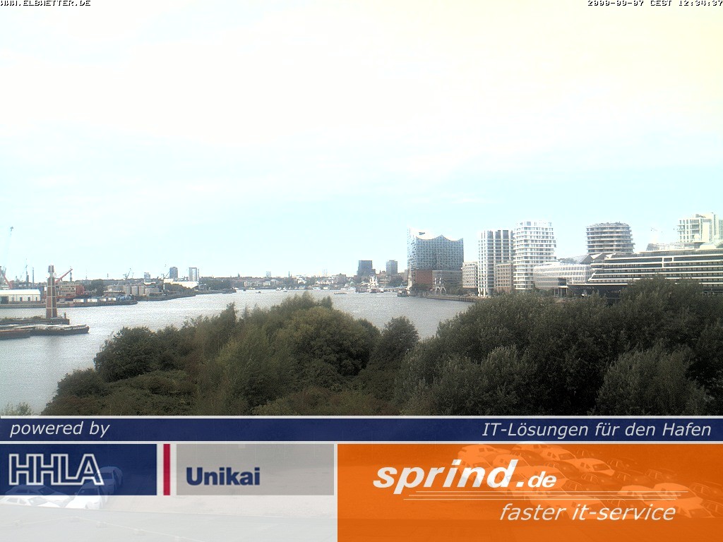 Archiv Foto Webcam Hamburg: Cruise Center Hafencity