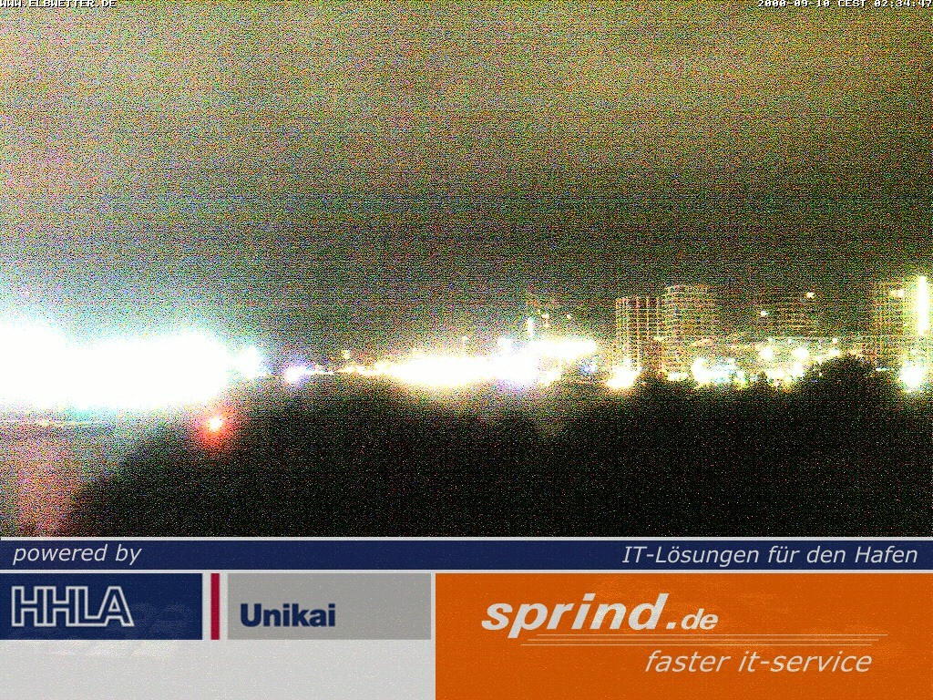 Archived image Webcam Hamburg Cruise Center