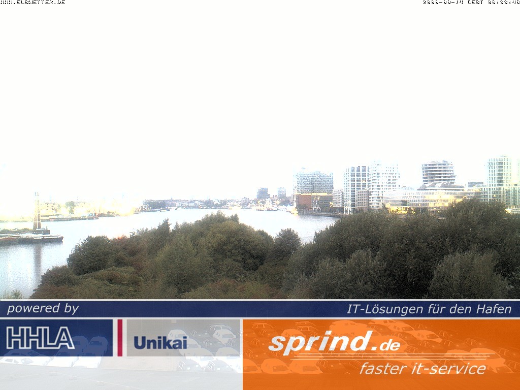 Archiv Foto Webcam Hamburg: Cruise Center Hafencity