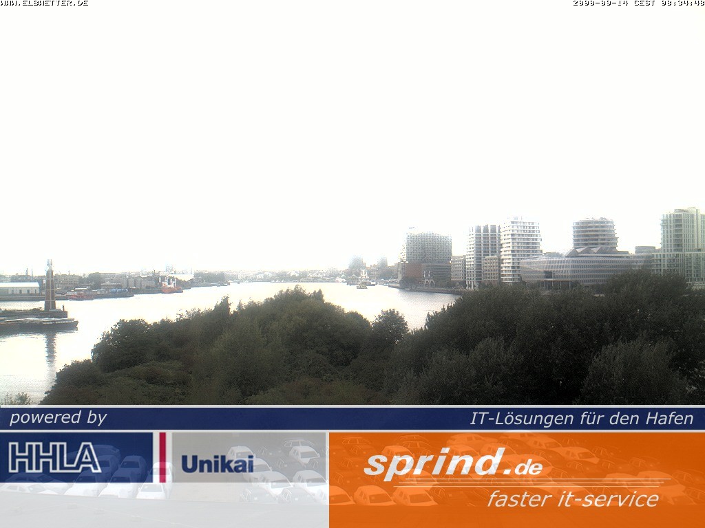 Archiv Foto Webcam Hamburg: Cruise Center Hafencity