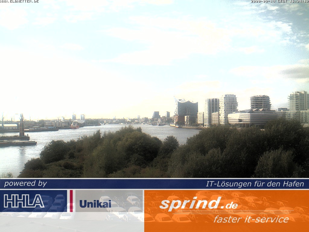 Archiv Foto Webcam Hamburg: Cruise Center Hafencity