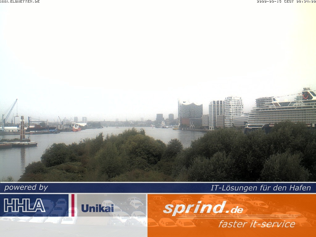 Archiv Foto Webcam Hamburg: Cruise Center Hafencity