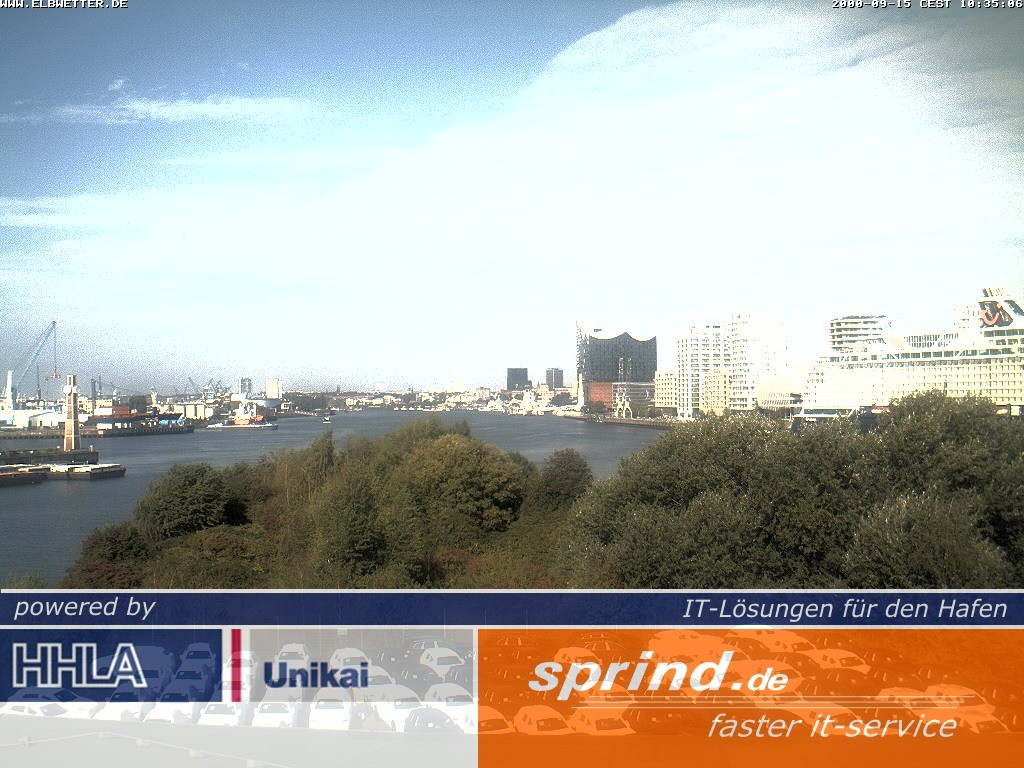 Archiv Foto Webcam Hamburg: Cruise Center Hafencity