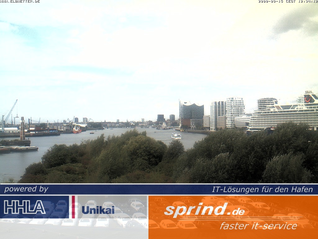 Archiv Foto Webcam Hamburg: Cruise Center Hafencity