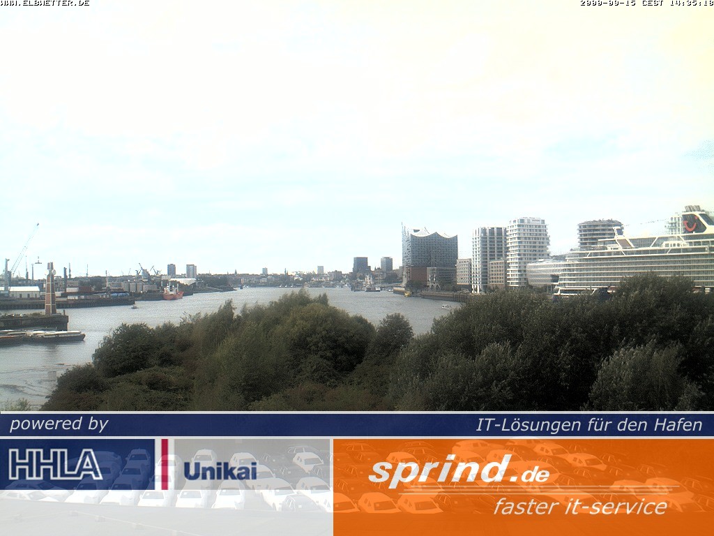 Archiv Foto Webcam Hamburg: Cruise Center Hafencity