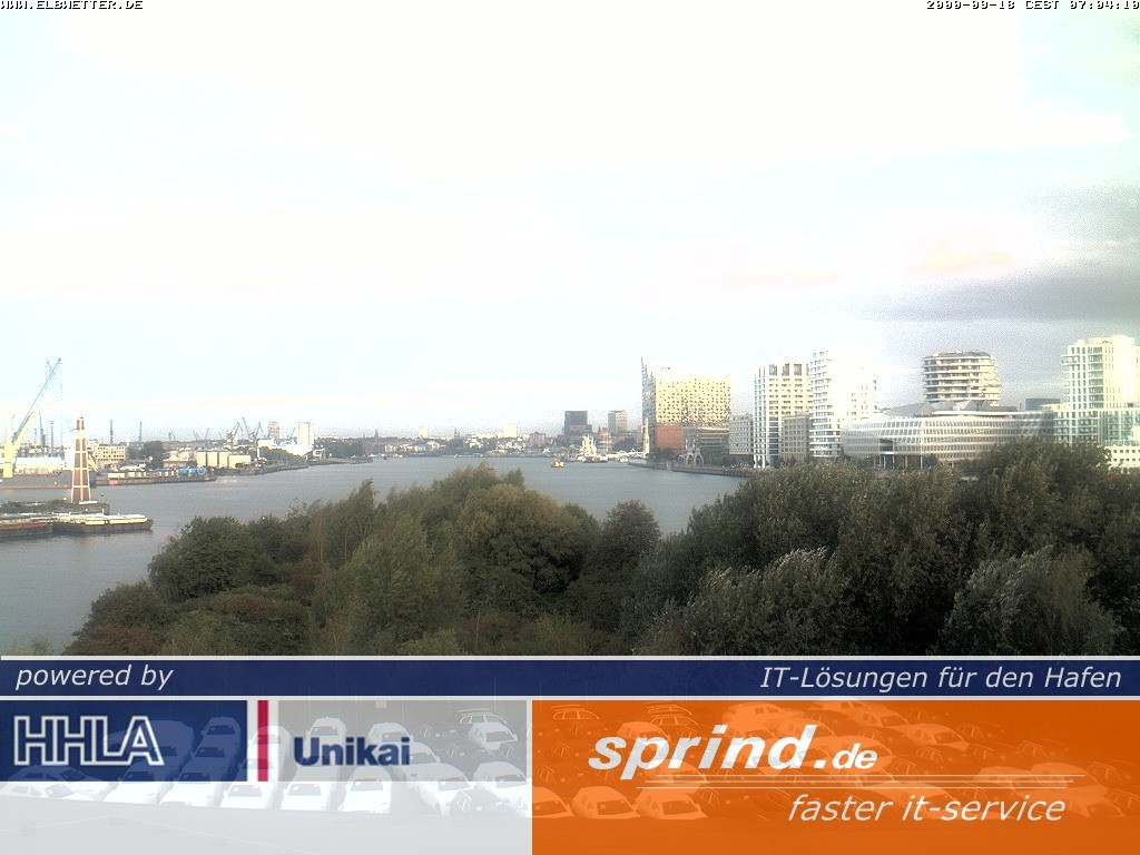 Archiv Foto Webcam Hamburg: Cruise Center Hafencity