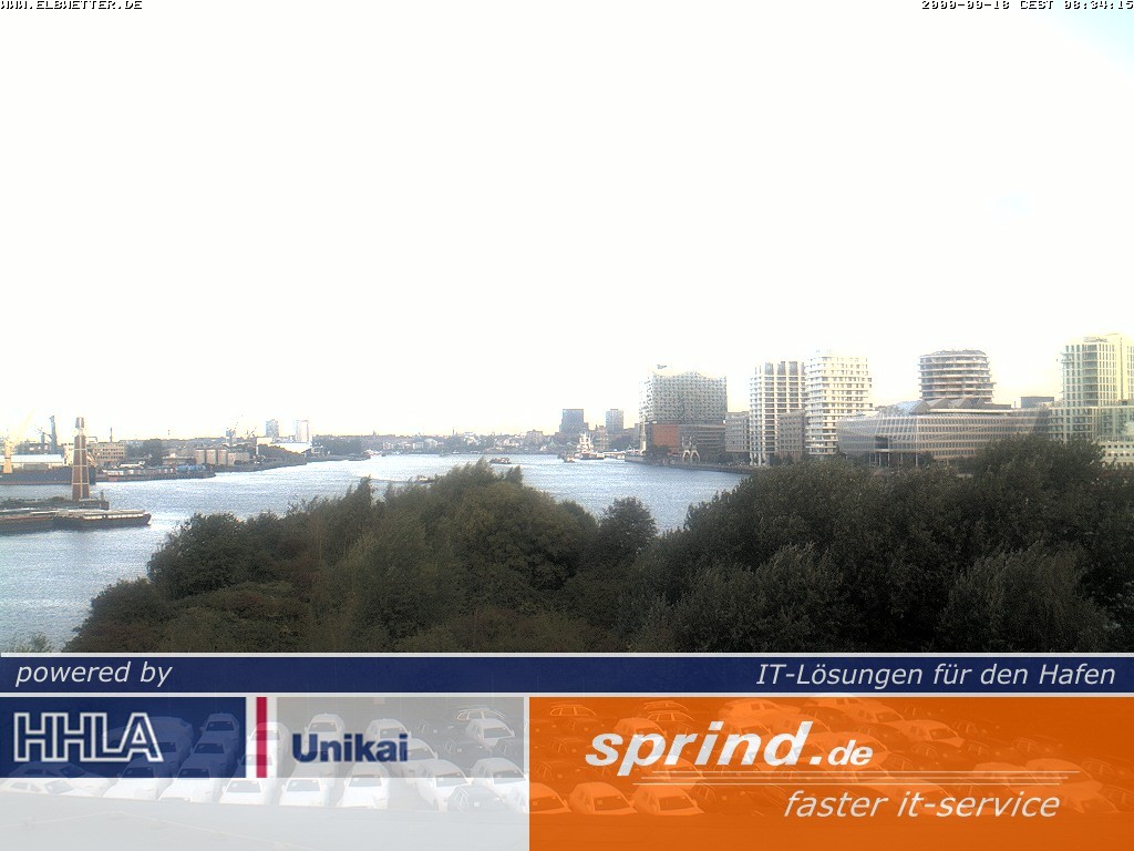 Archiv Foto Webcam Hamburg: Cruise Center Hafencity