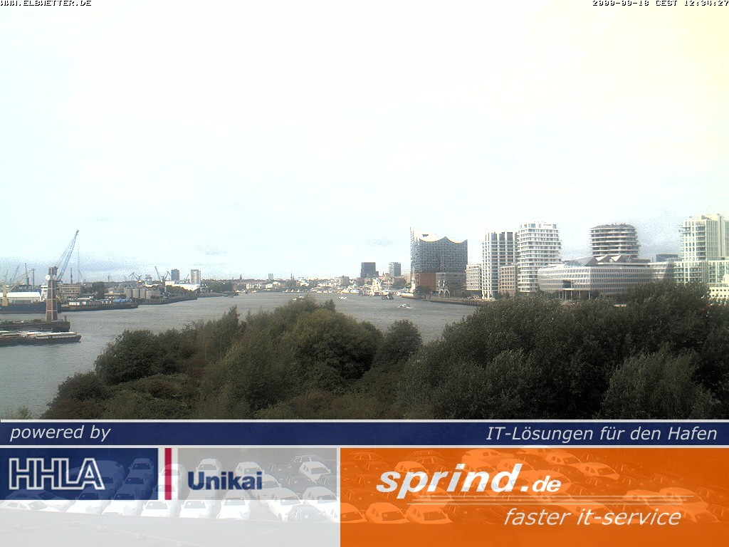 Archiv Foto Webcam Hamburg: Cruise Center Hafencity