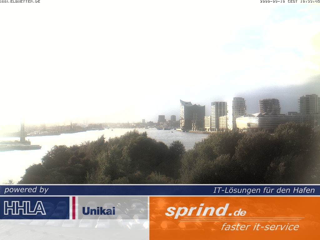 Archiv Foto Webcam Hamburg: Cruise Center Hafencity