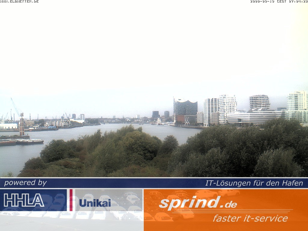 Archiv Foto Webcam Hamburg: Cruise Center Hafencity
