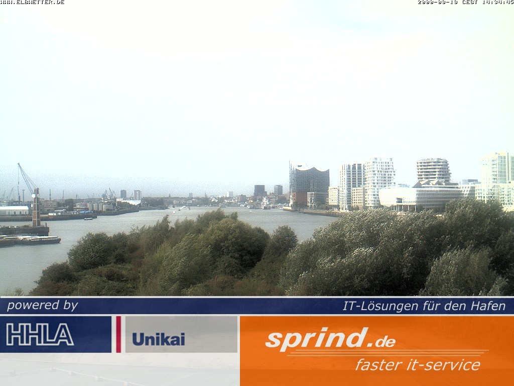 Archiv Foto Webcam Hamburg: Cruise Center Hafencity