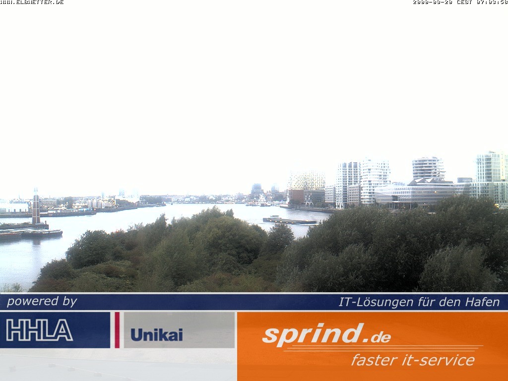 Archiv Foto Webcam Hamburg: Cruise Center Hafencity