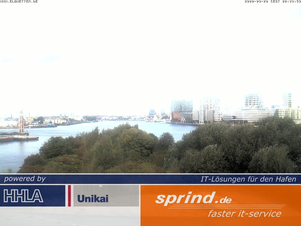 Archiv Foto Webcam Hamburg: Cruise Center Hafencity
