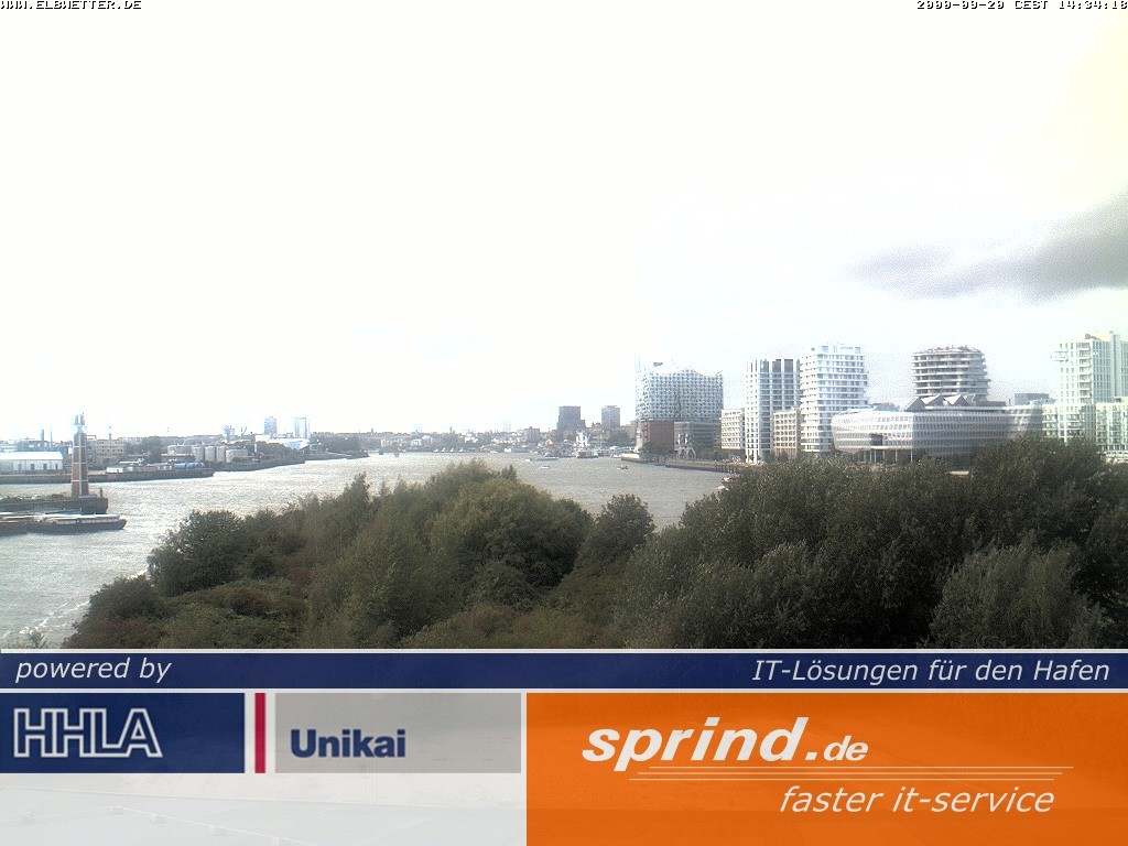Archiv Foto Webcam Hamburg: Cruise Center Hafencity