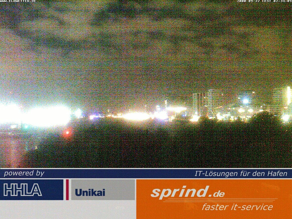 Archived image Webcam Hamburg Cruise Center