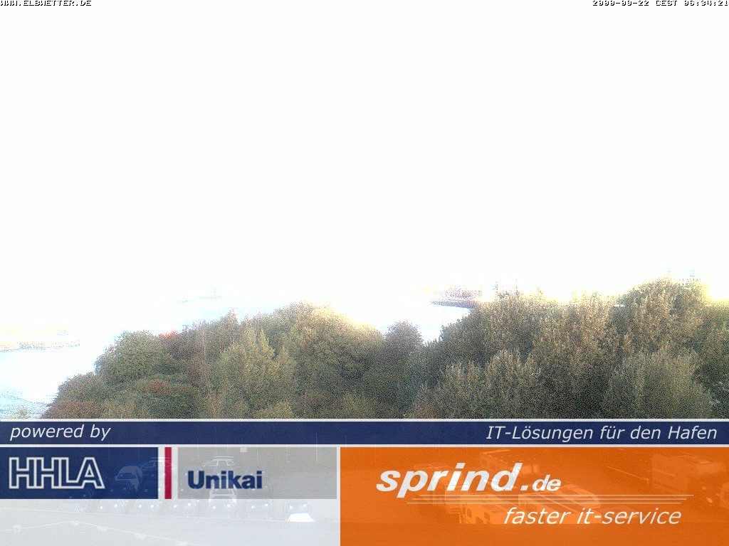 Archived image Webcam Hamburg Cruise Center