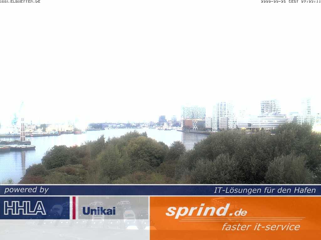 Archiv Foto Webcam Hamburg: Cruise Center Hafencity