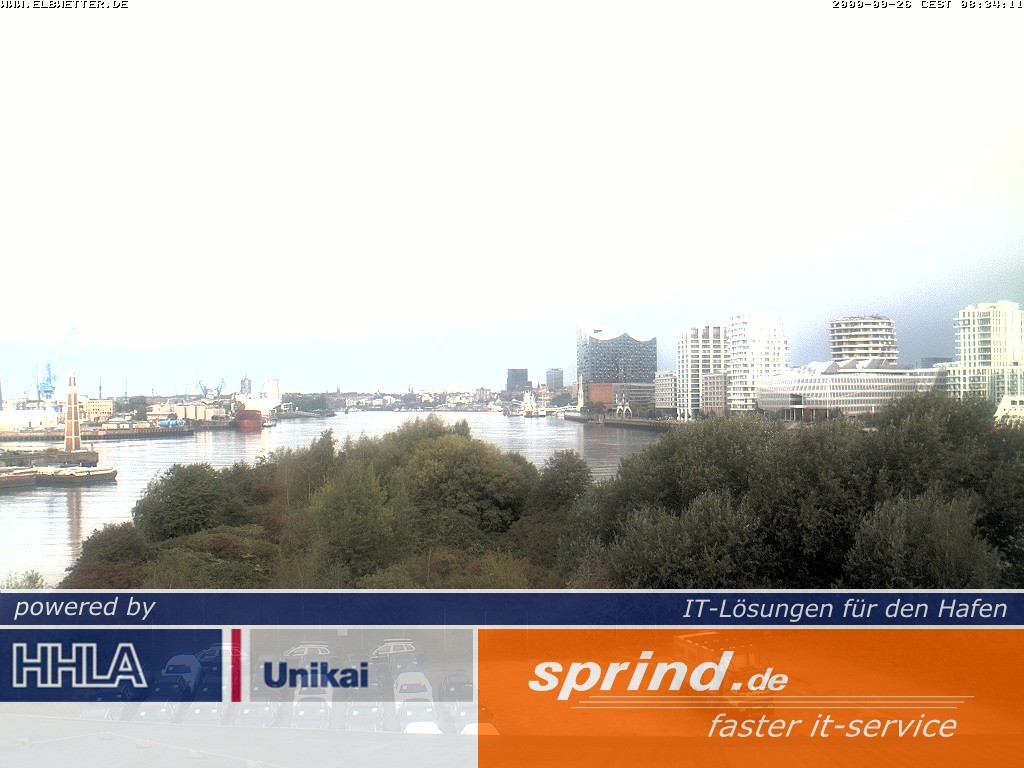 Archiv Foto Webcam Hamburg: Cruise Center Hafencity