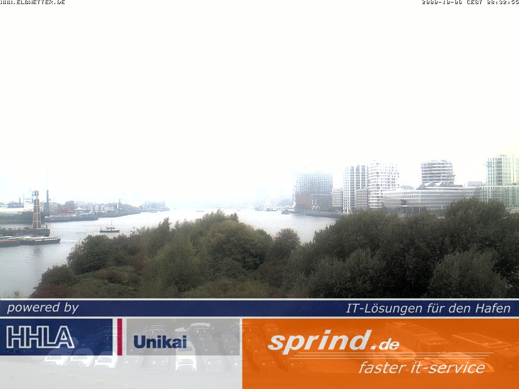 Archiv Foto Webcam Hamburg: Cruise Center Hafencity