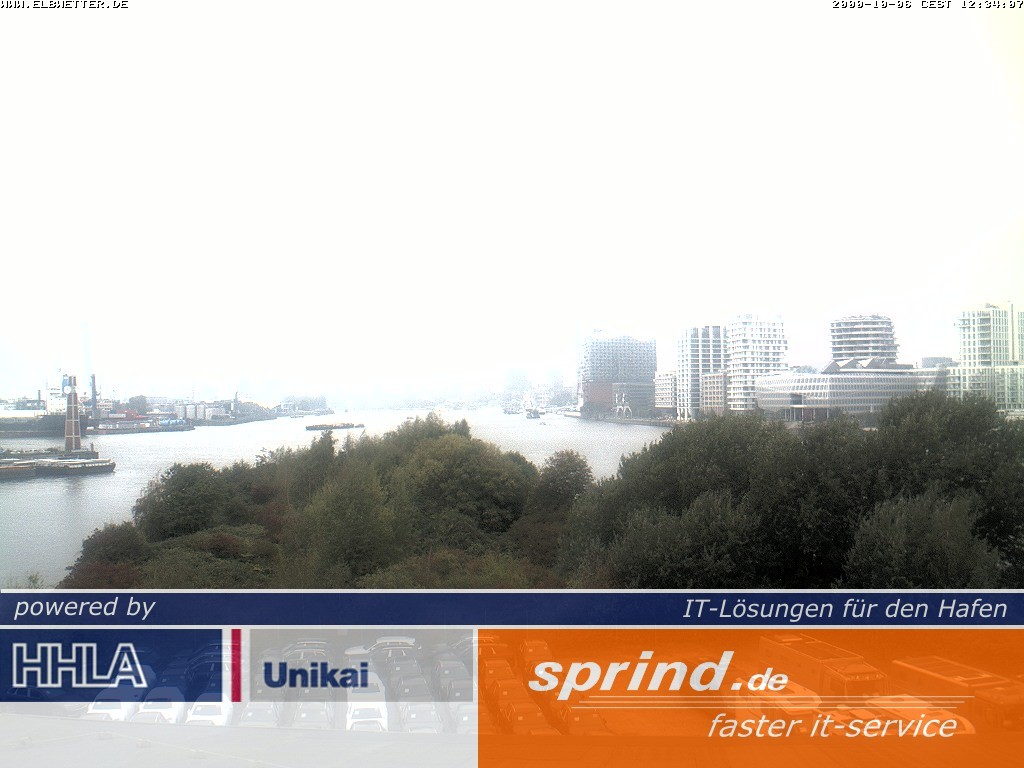 Archiv Foto Webcam Hamburg: Cruise Center Hafencity