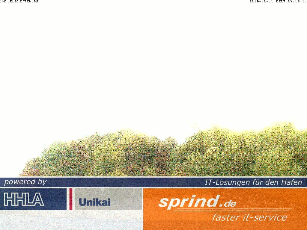 Archived image Webcam Hamburg Cruise Center