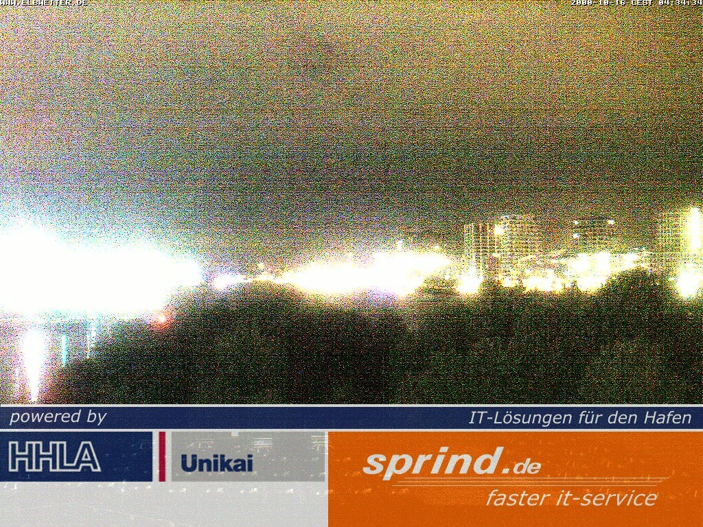Archived image Webcam Hamburg Cruise Center