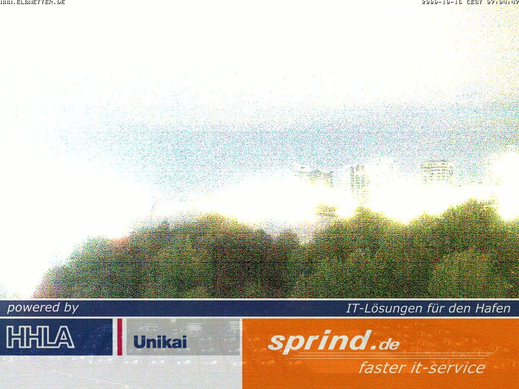 Archived image Webcam Hamburg Cruise Center