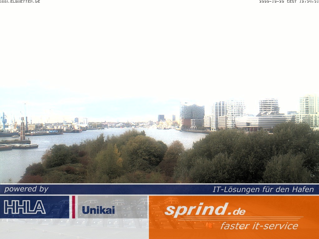 Archiv Foto Webcam Hamburg: Cruise Center Hafencity