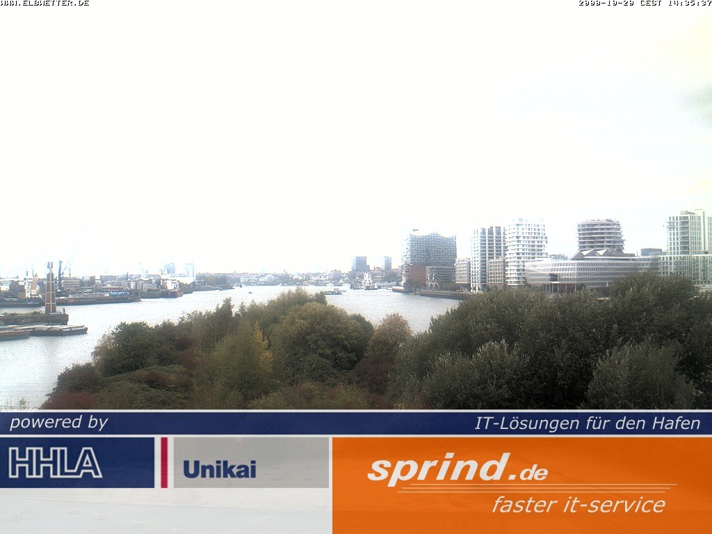 Archiv Foto Webcam Hamburg: Cruise Center Hafencity