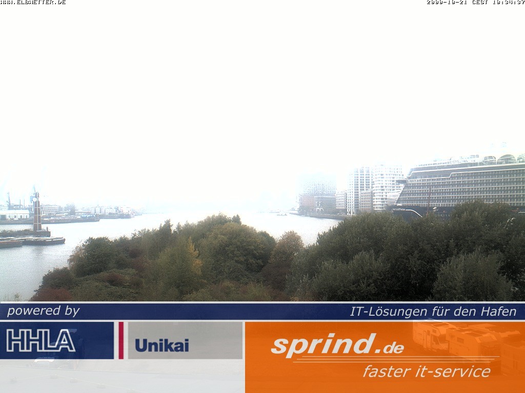 Archiv Foto Webcam Hamburg: Cruise Center Hafencity