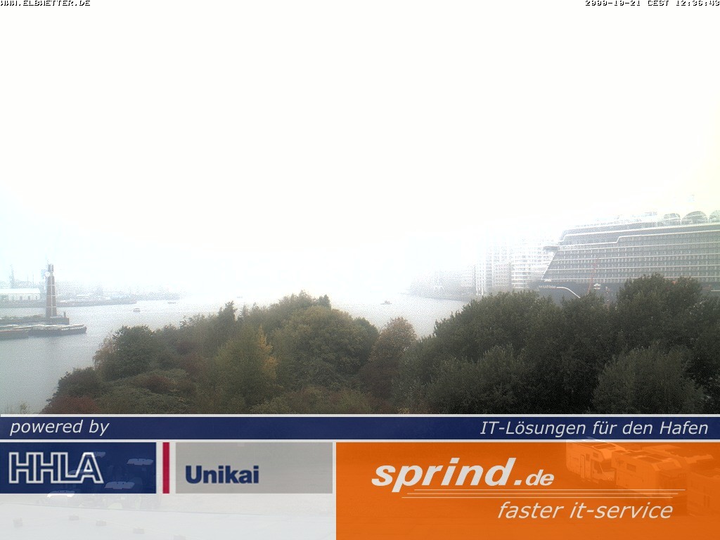 Archiv Foto Webcam Hamburg: Cruise Center Hafencity