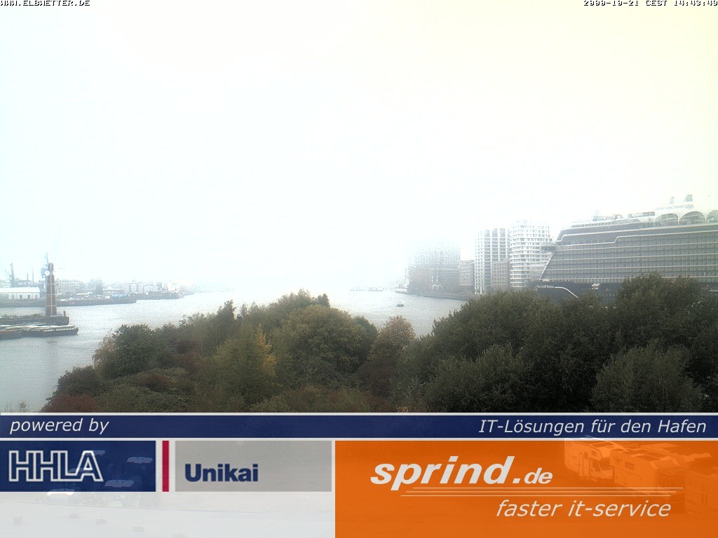 Archiv Foto Webcam Hamburg: Cruise Center Hafencity