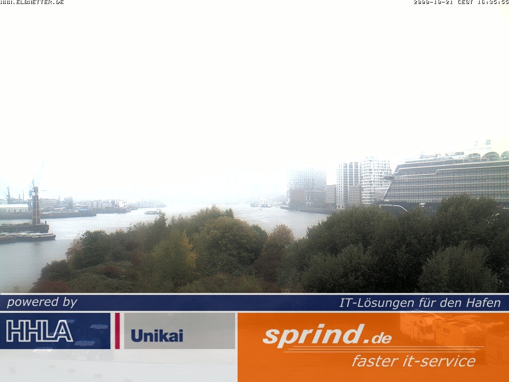 Archiv Foto Webcam Hamburg: Cruise Center Hafencity