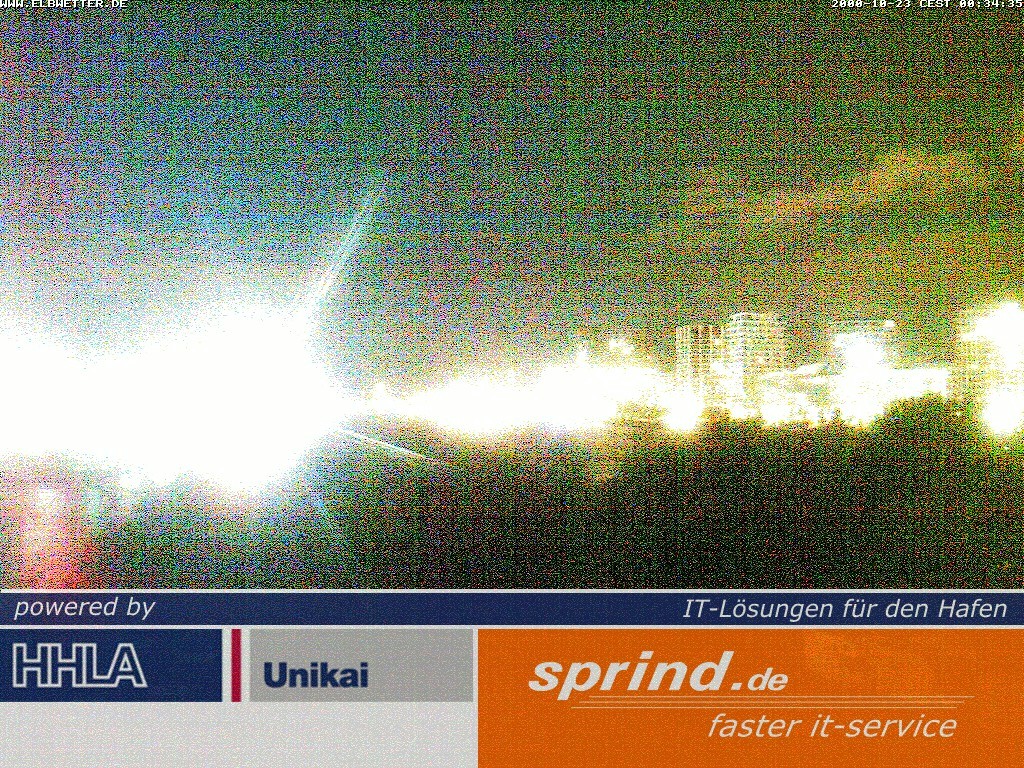 Archived image Webcam Hamburg Cruise Center