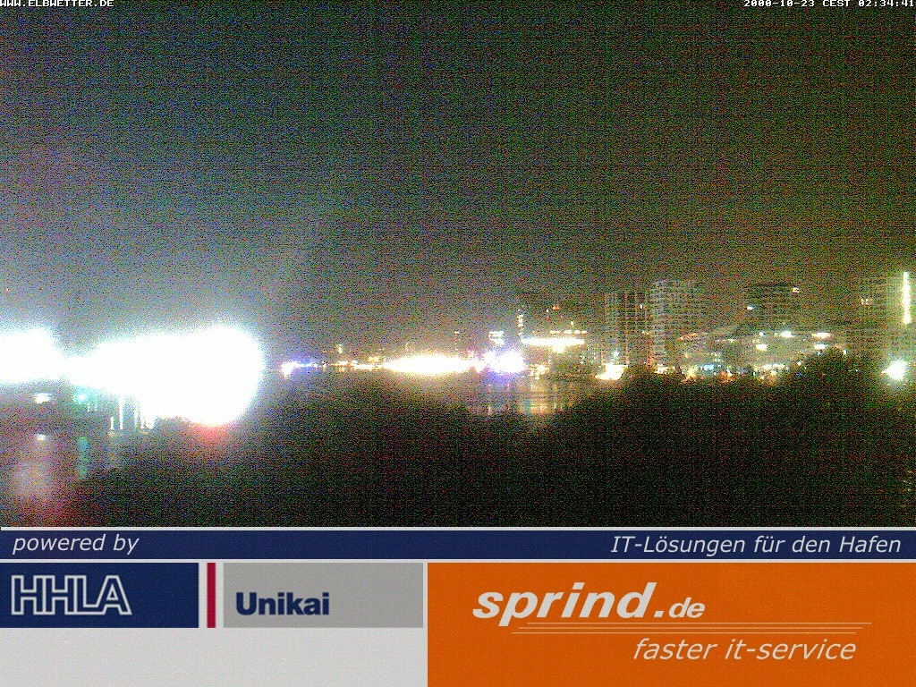 Archived image Webcam Hamburg Cruise Center