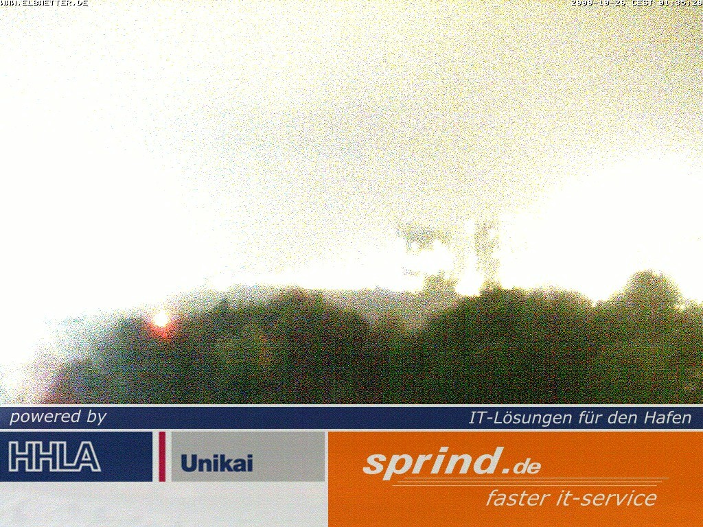 Archived image Webcam Hamburg Cruise Center