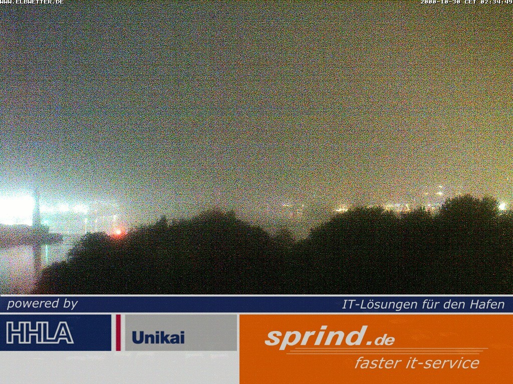 Archived image Webcam Hamburg Cruise Center