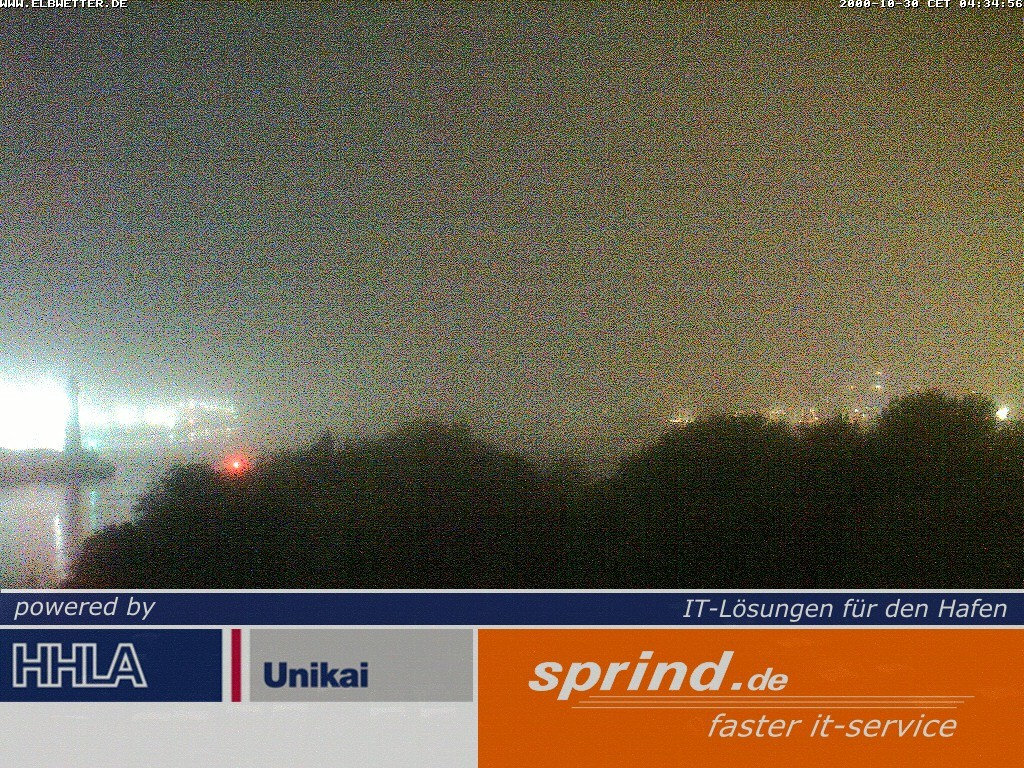 Archived image Webcam Hamburg Cruise Center
