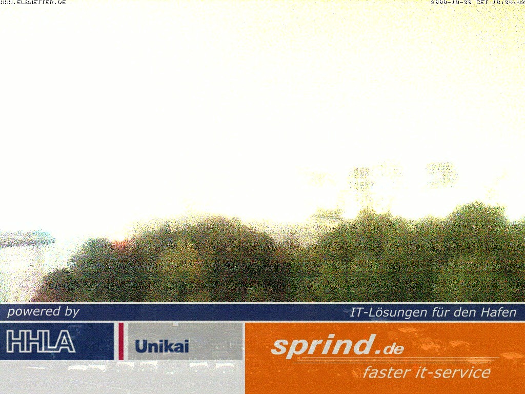 Archived image Webcam Hamburg Cruise Center