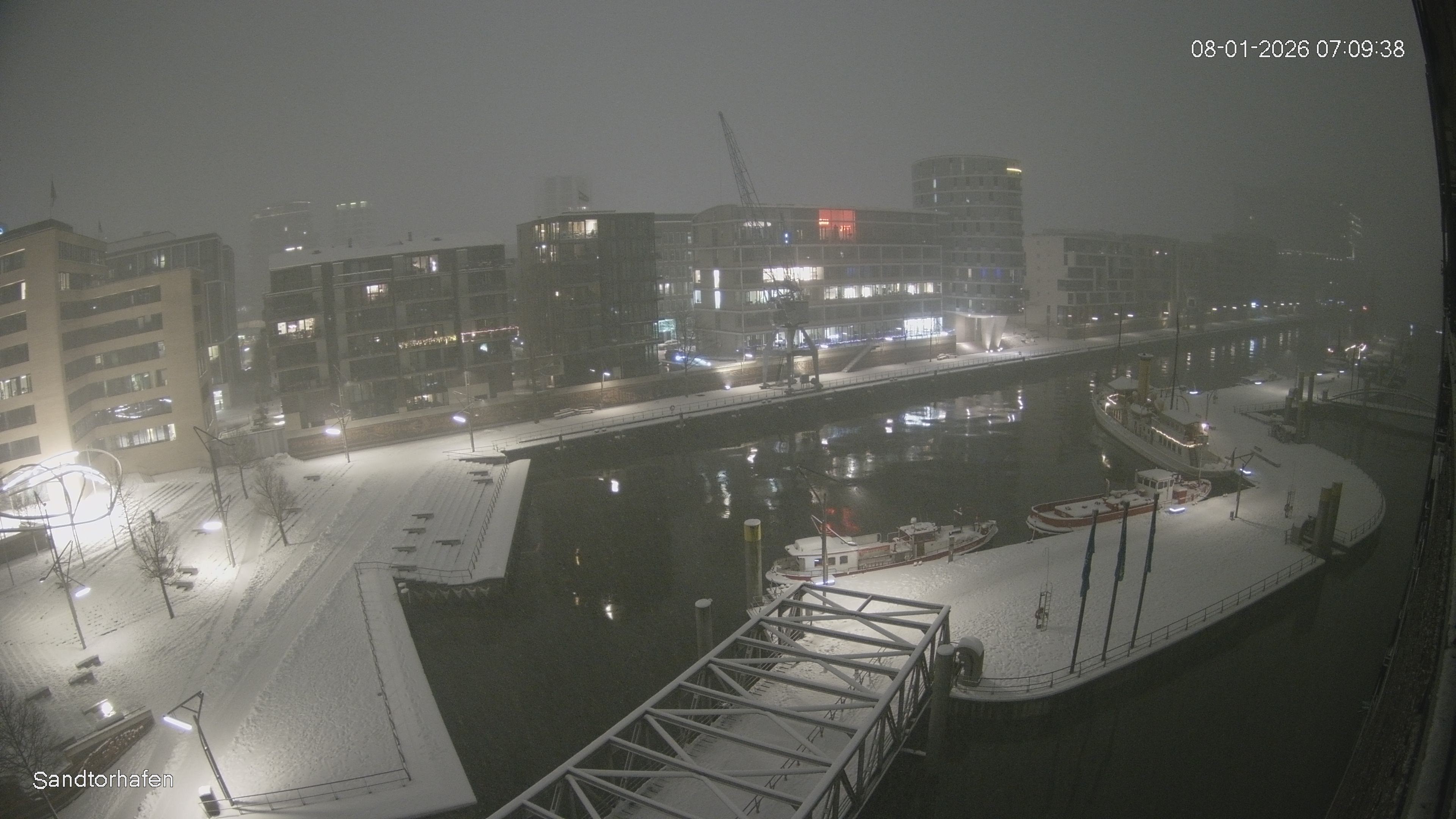 Archiv Foto Webcam Hamburg: HafenCity und Elbphilharmonie