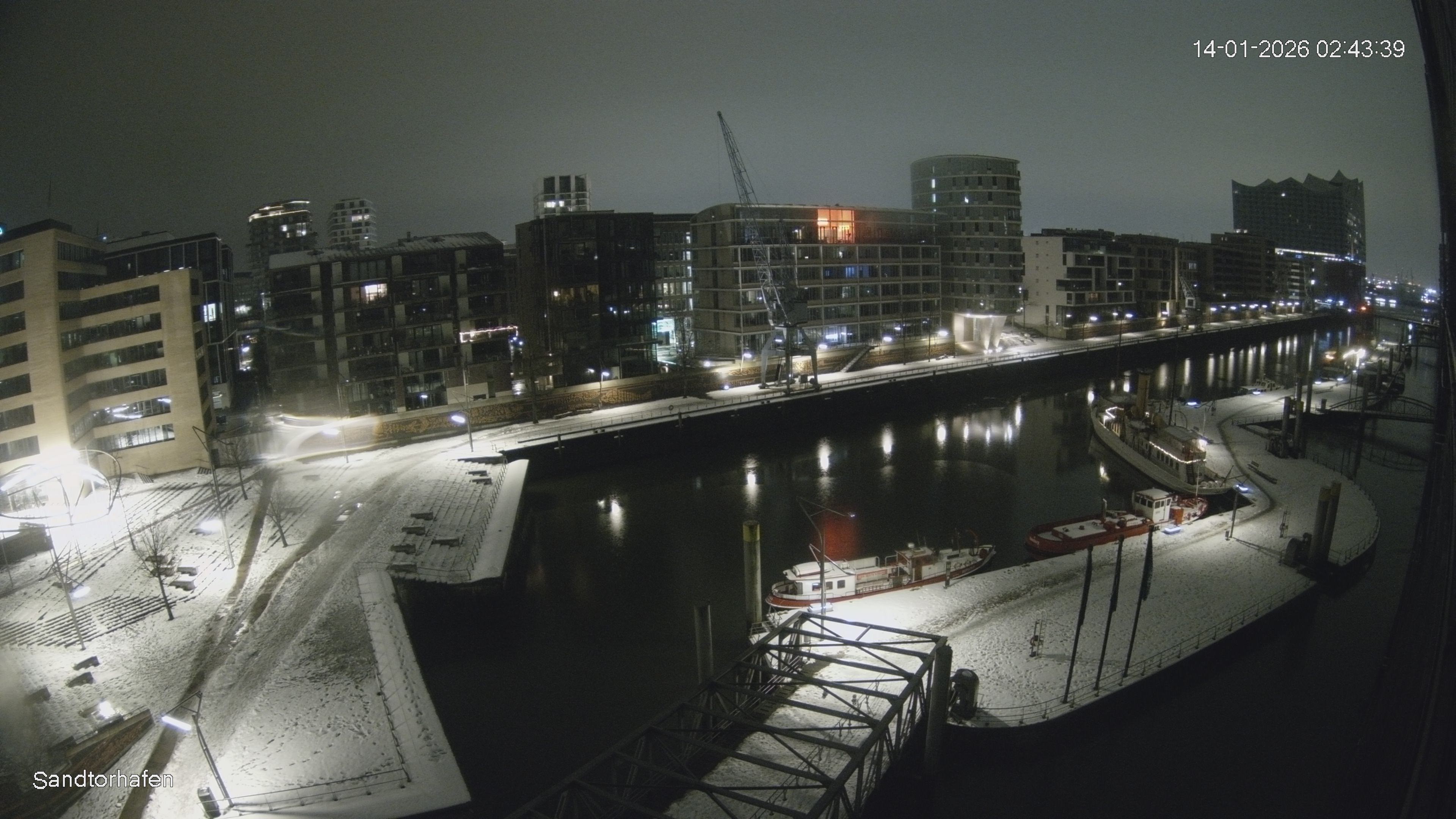 Archived image Webcam Harbour Hall Hamburg