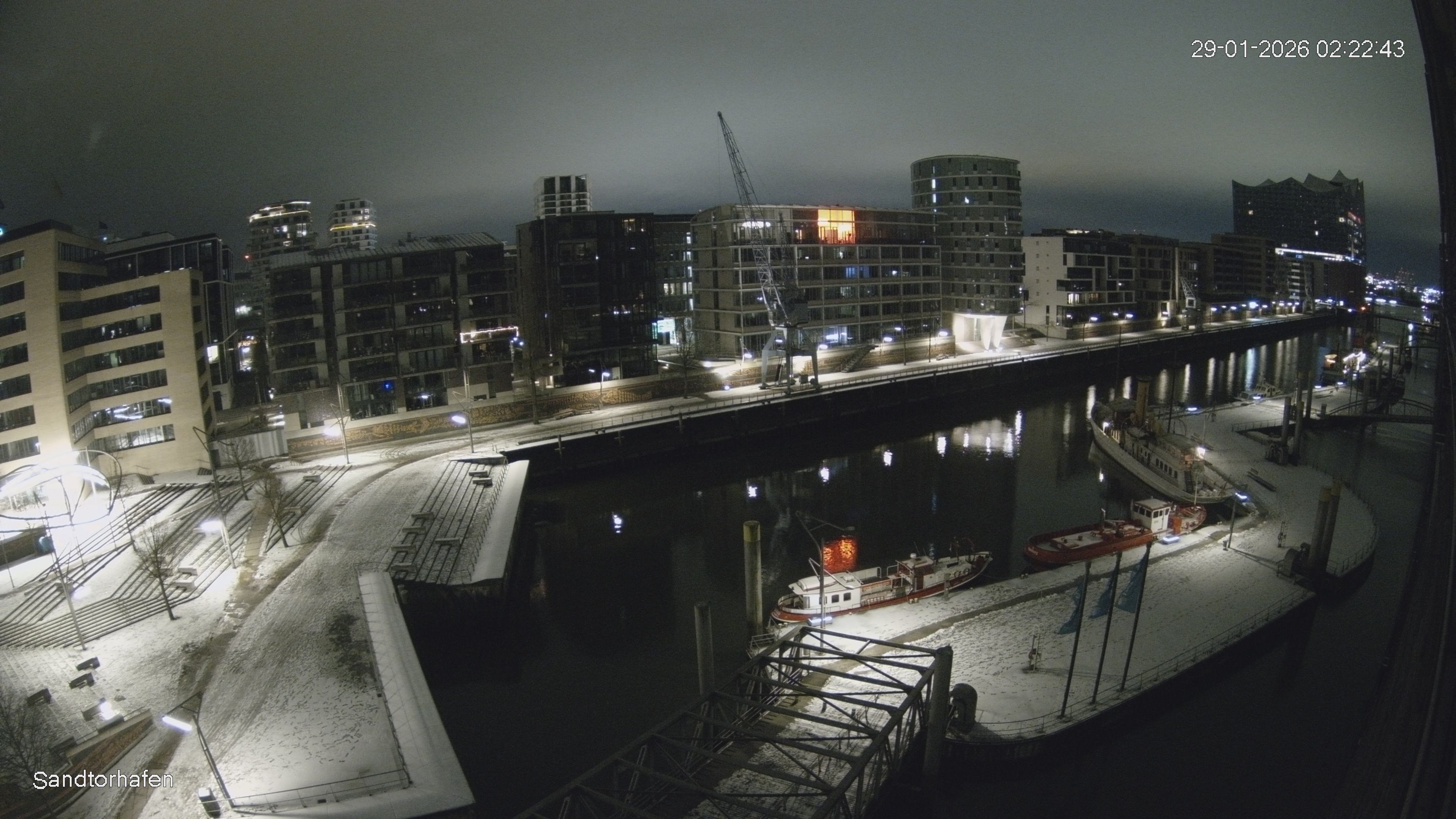 Archived image Webcam Harbour Hall Hamburg