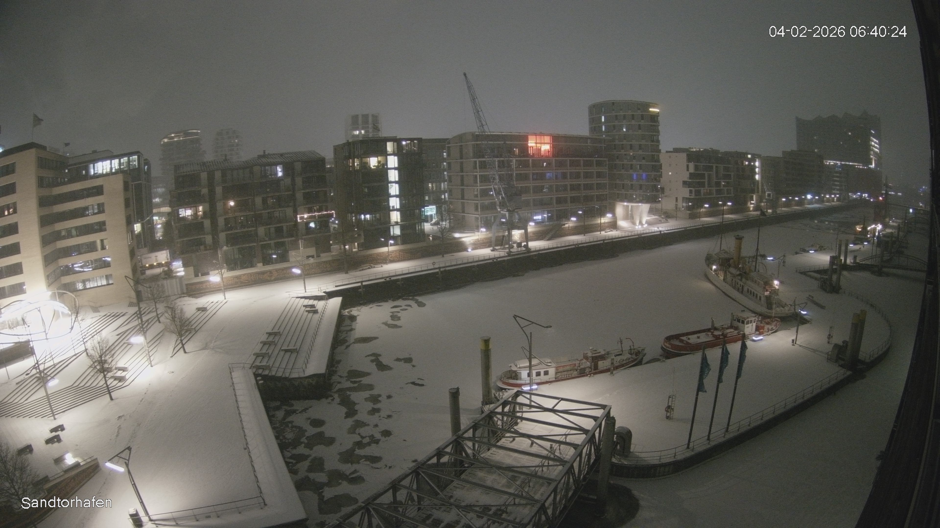 Archiv Foto Webcam Hamburg: HafenCity und Elbphilharmonie